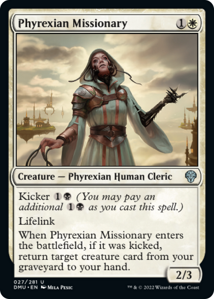 Magic: The Gathering - Phyrexian Missionary - Dominaria United