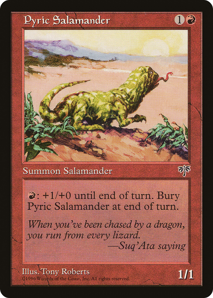 Magic: The Gathering - Pyric Salamander - Mirage