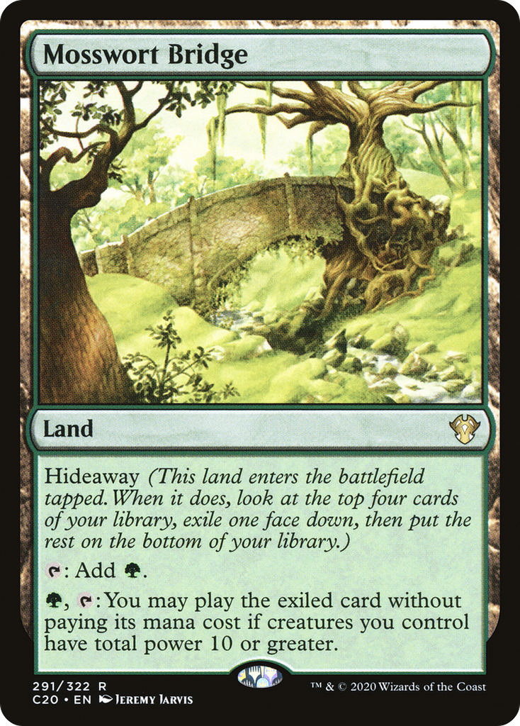 Magic: The Gathering - Mosswort Bridge - Commander 2020