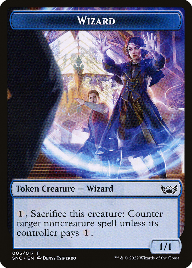 Magic: The Gathering - Wizard Token - Streets of New Capenna Tokens
