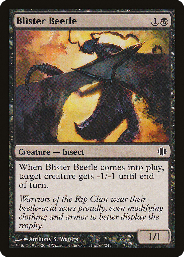 Magic: The Gathering - Blister Beetle - Shards of Alara