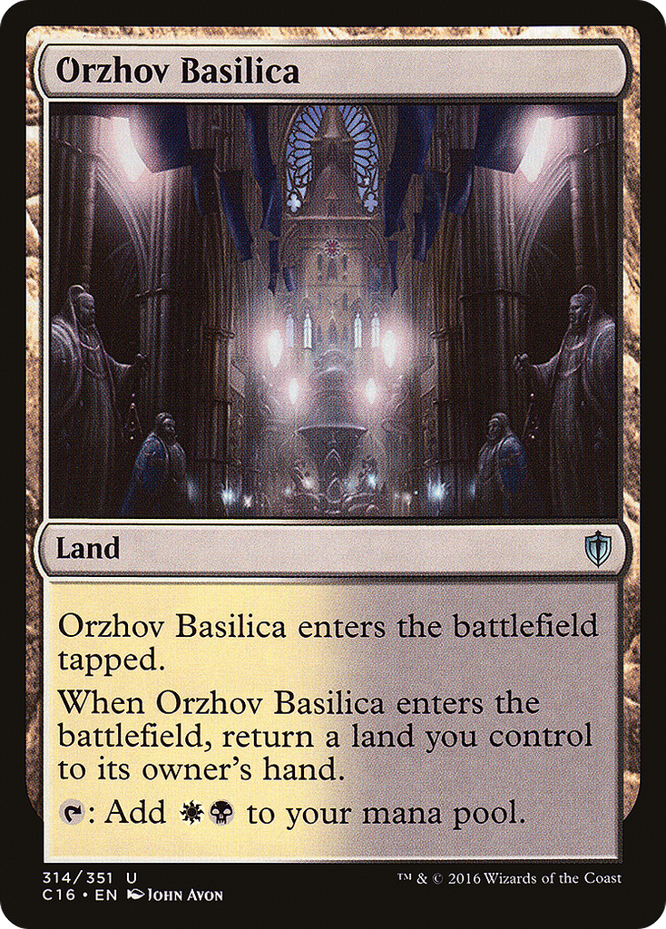 Magic: The Gathering - Orzhov Basilica - Commander 2016