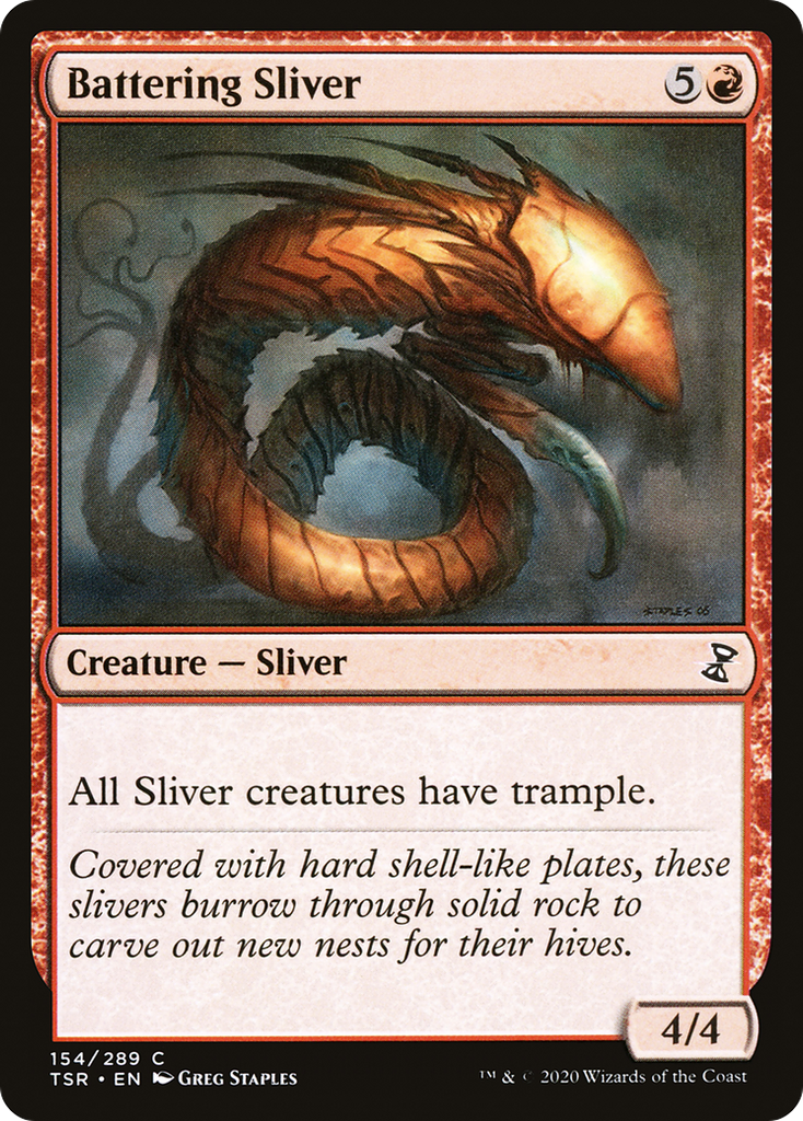 Magic: The Gathering - Battering Sliver - Time Spiral Remastered