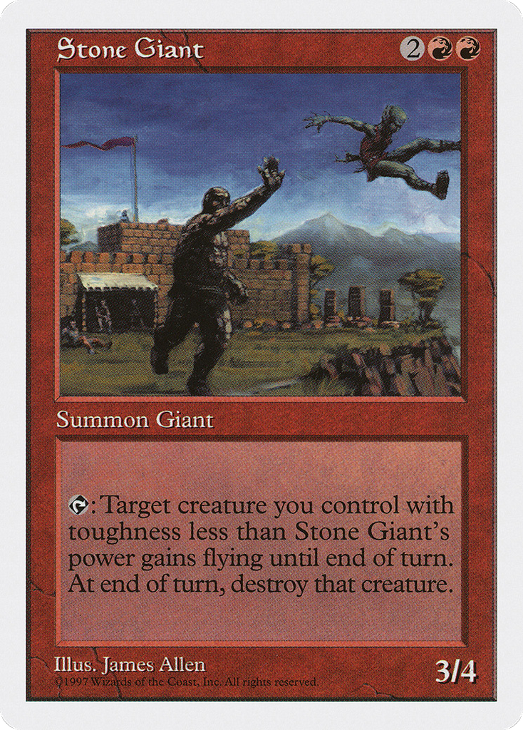 Magic: The Gathering - Stone Giant - Fifth Edition