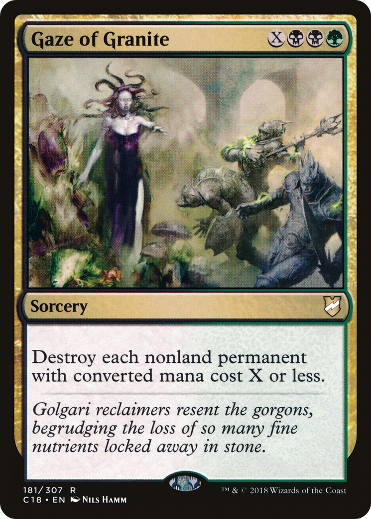 Magic: The Gathering - Gaze of Granite - Commander 2018