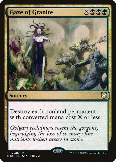 Magic: The Gathering - Gaze of Granite - Commander 2018