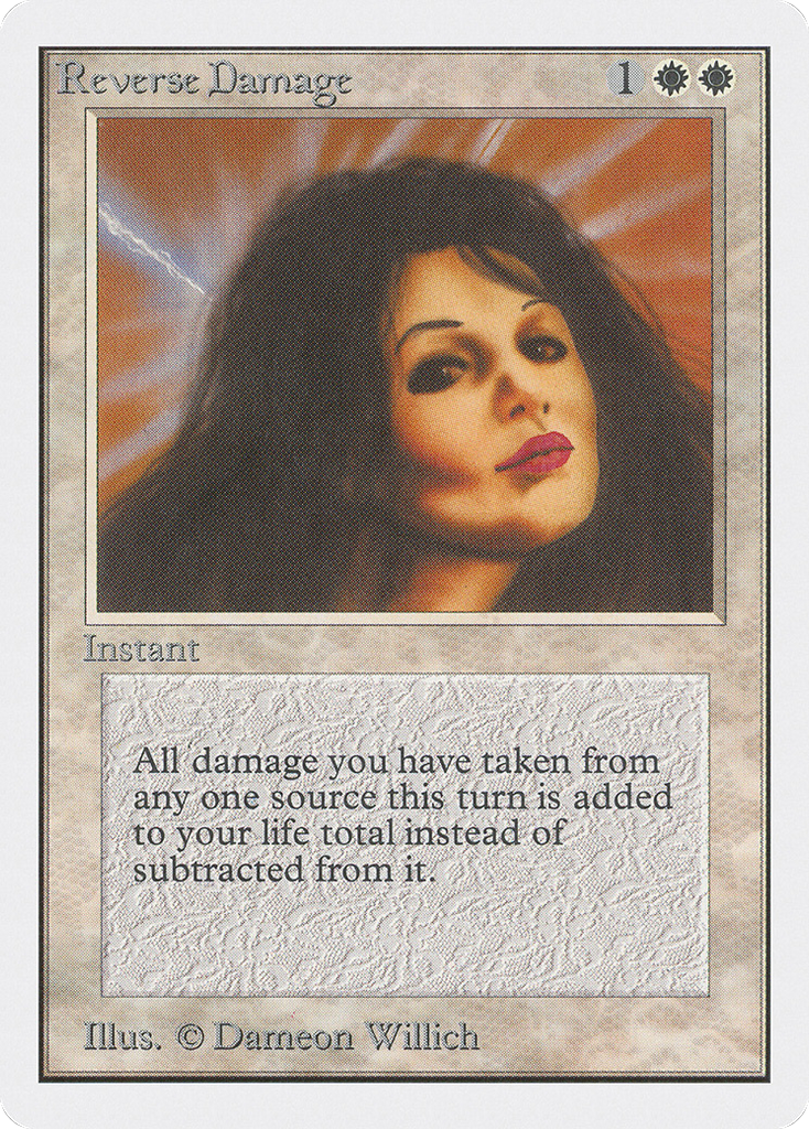 Magic: The Gathering - Reverse Damage - Unlimited Edition