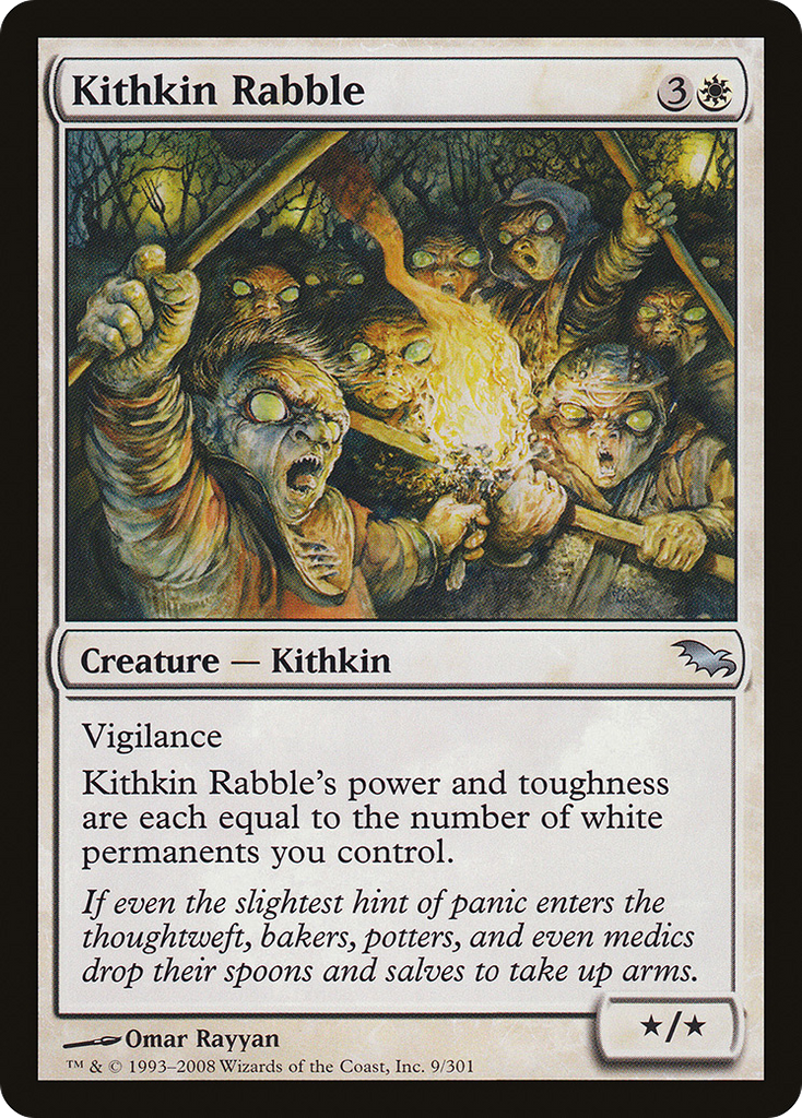 Magic: The Gathering - Kithkin Rabble - Shadowmoor