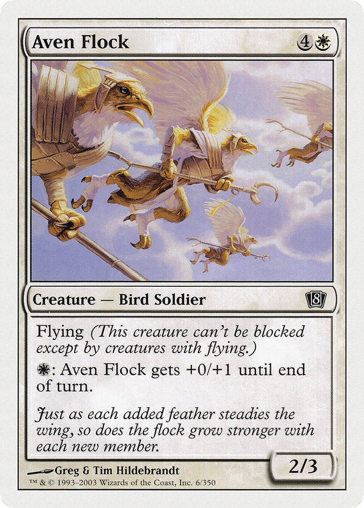 Magic: The Gathering - Aven Flock - Eighth Edition
