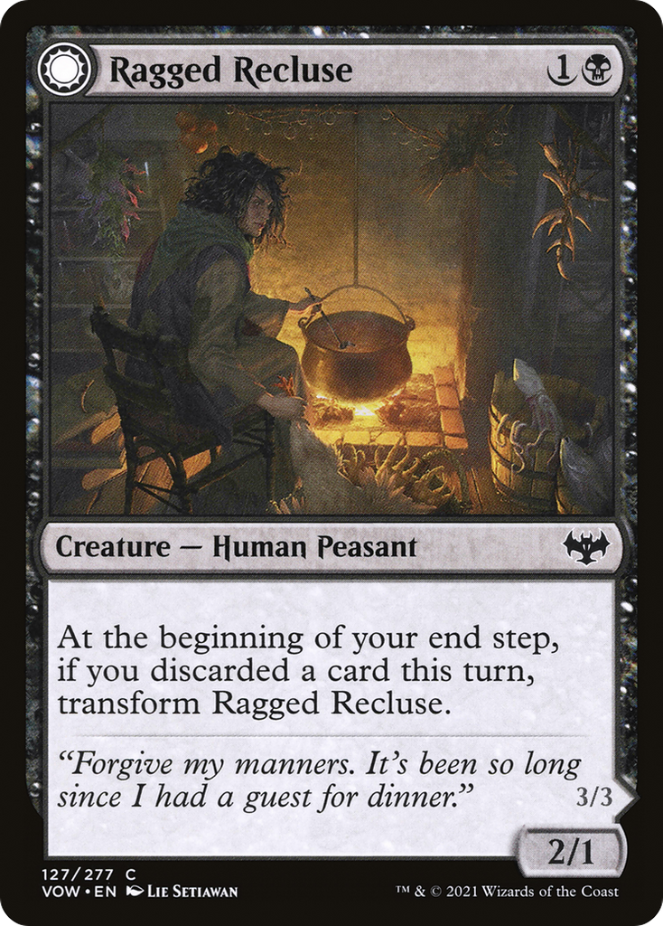 Magic: The Gathering - Ragged Recluse // Odious Witch - Innistrad: Crimson Vow