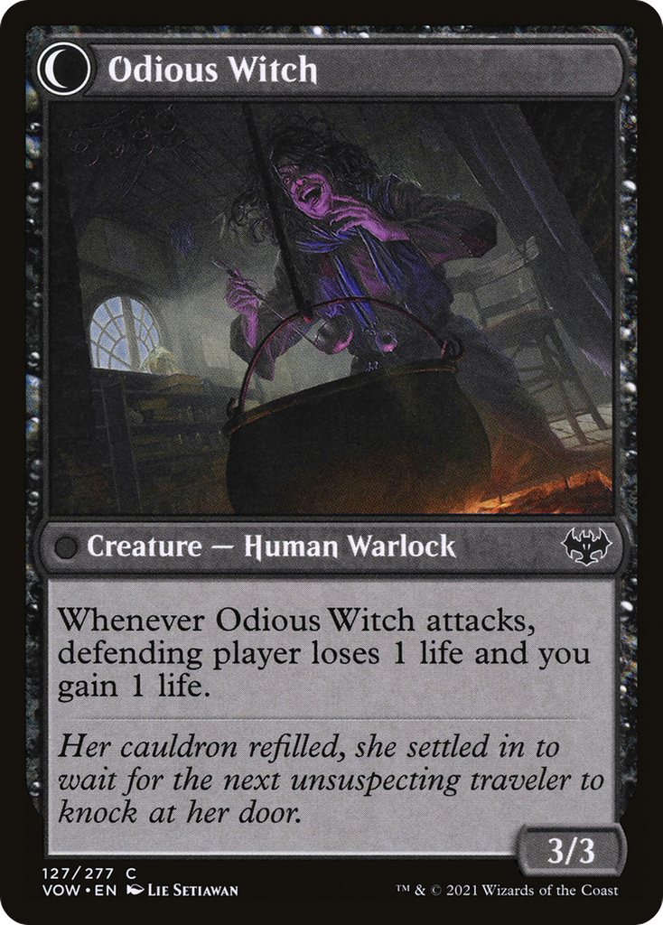 Magic: The Gathering - Ragged Recluse // Odious Witch - Innistrad: Crimson Vow