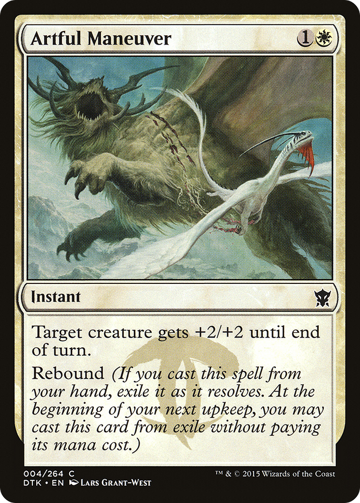 Magic: The Gathering - Artful Maneuver - Dragons of Tarkir