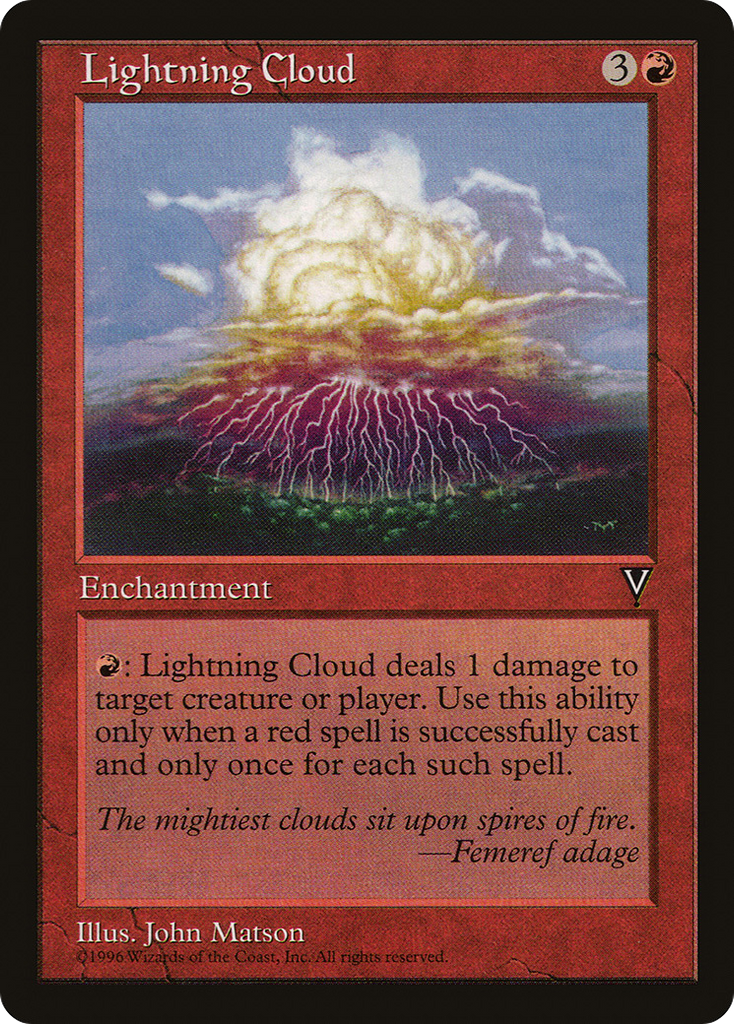 Magic: The Gathering - Lightning Cloud - Visions