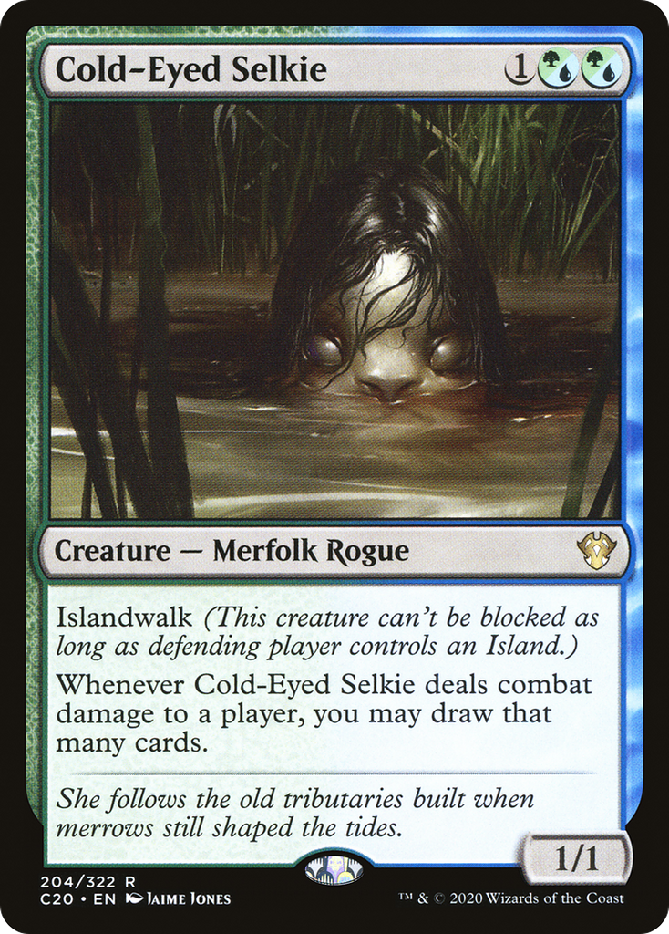Magic: The Gathering - Cold-Eyed Selkie - Commander 2020
