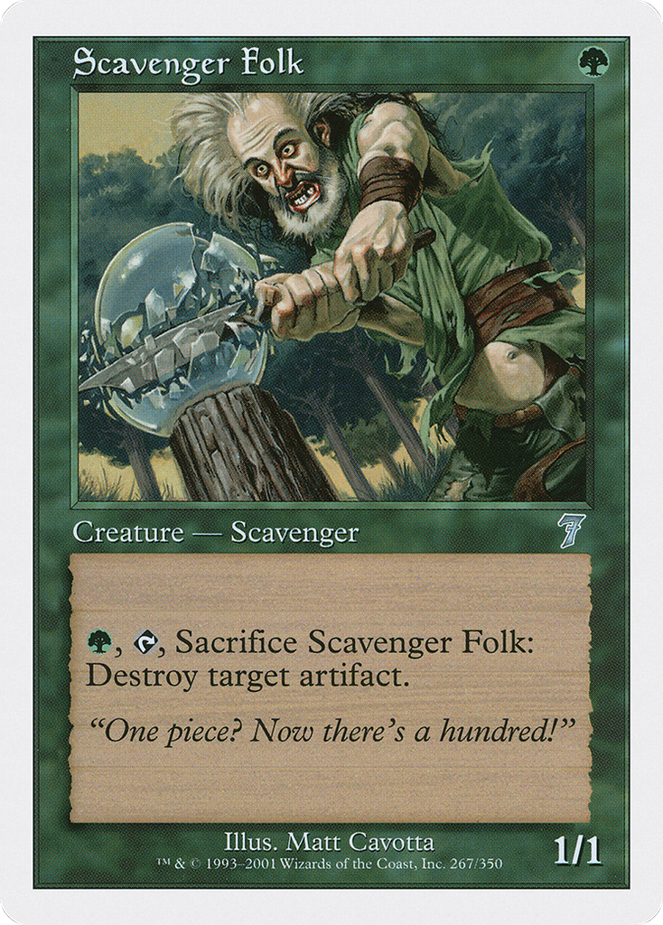 Magic: The Gathering - Scavenger Folk - Seventh Edition