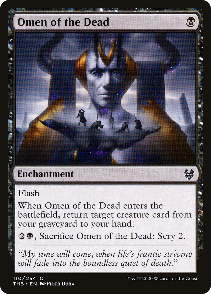 Magic: The Gathering - Omen of the Dead Foil - Theros Beyond Death