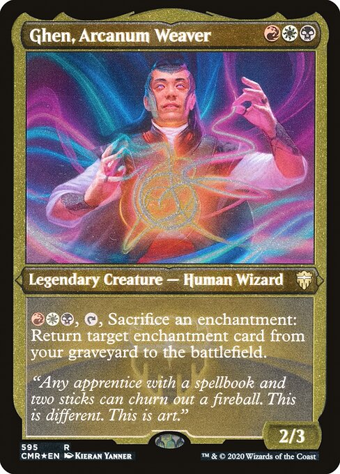 Magic the Gathering - Ghen, Arcanum Weaver Foil - Commander Legends