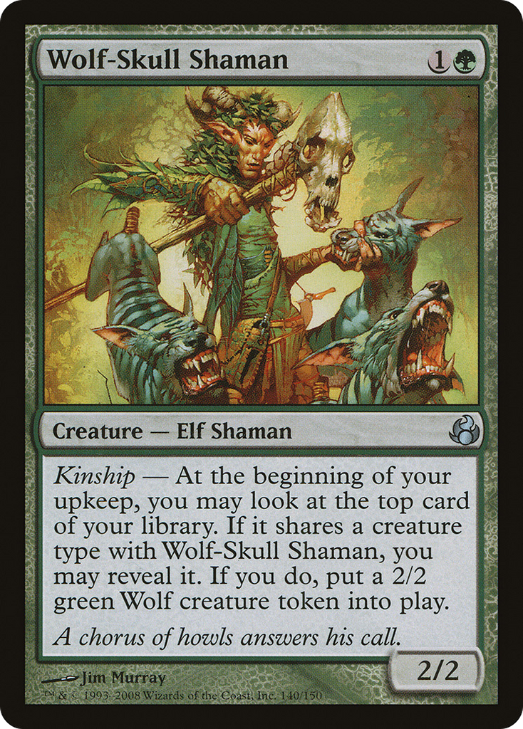 Magic: The Gathering - Wolf-Skull Shaman - Morningtide