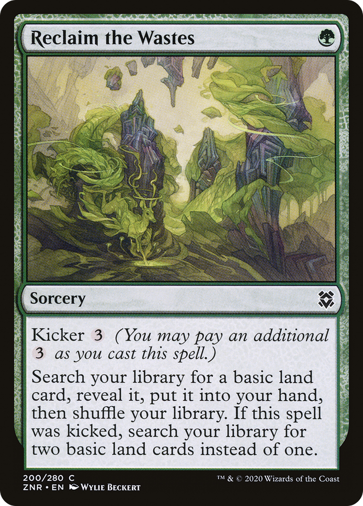 Magic: The Gathering - Reclaim the Wastes - Zendikar Rising