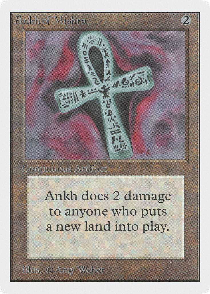 Magic: The Gathering - Ankh of Mishra - Unlimited Edition