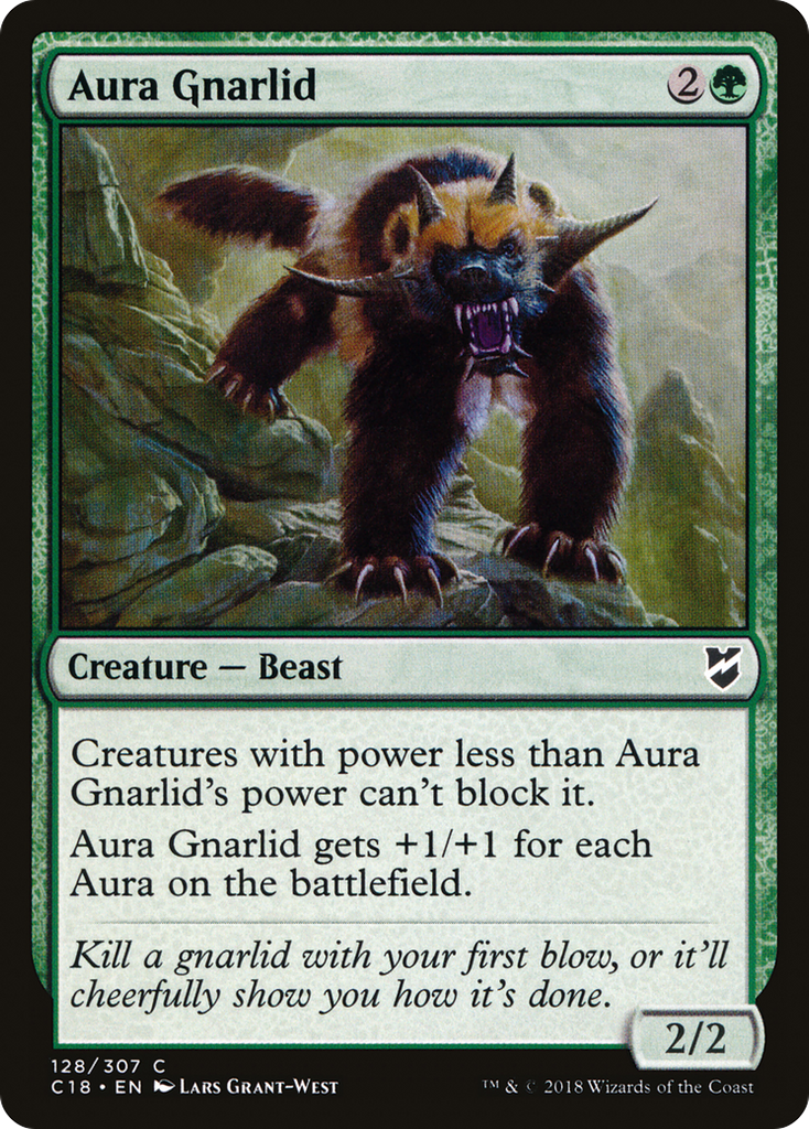 Magic: The Gathering - Aura Gnarlid - Commander 2018