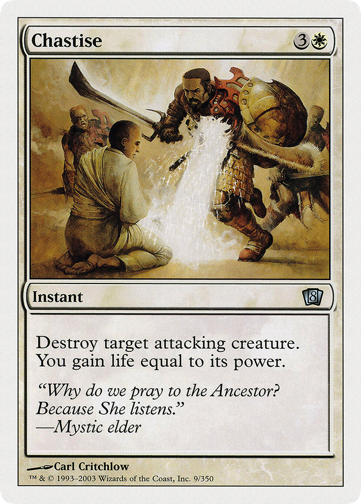 Magic: The Gathering - Chastise - Eighth Edition