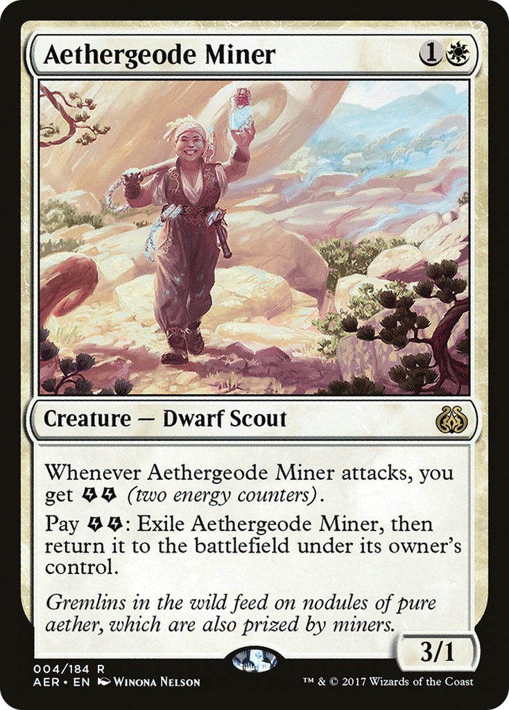 Magic: The Gathering - Aethergeode Miner - Aether Revolt