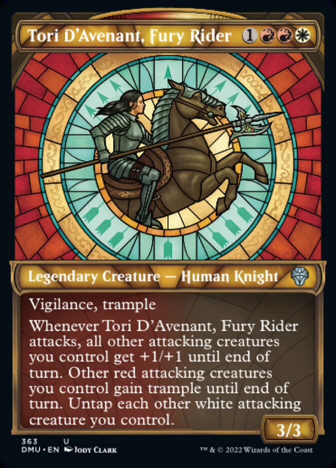 Magic the Gathering - Tori D'Avenant, Fury Rider Foil - Dominaria United