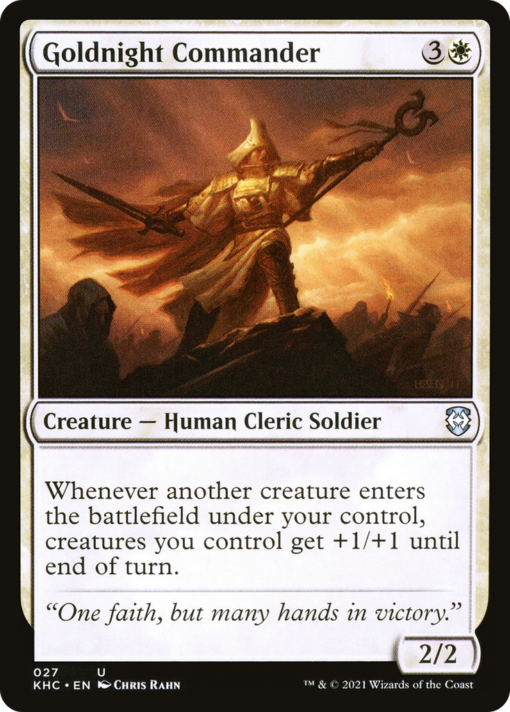 Magic: The Gathering - Goldnight Commander - Kaldheim Commander