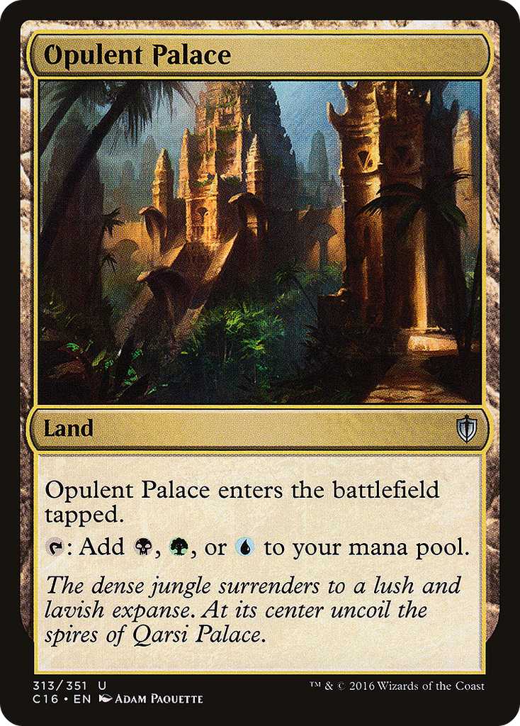 Magic: The Gathering - Opulent Palace - Commander 2016