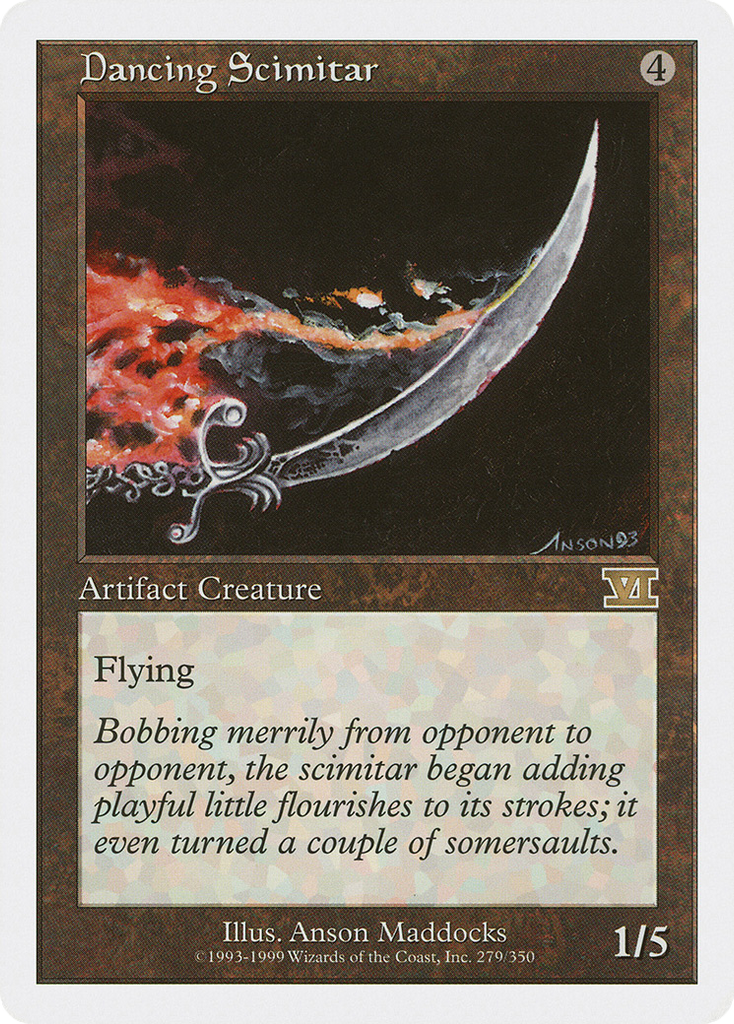 Magic: The Gathering - Dancing Scimitar - Classic Sixth Edition