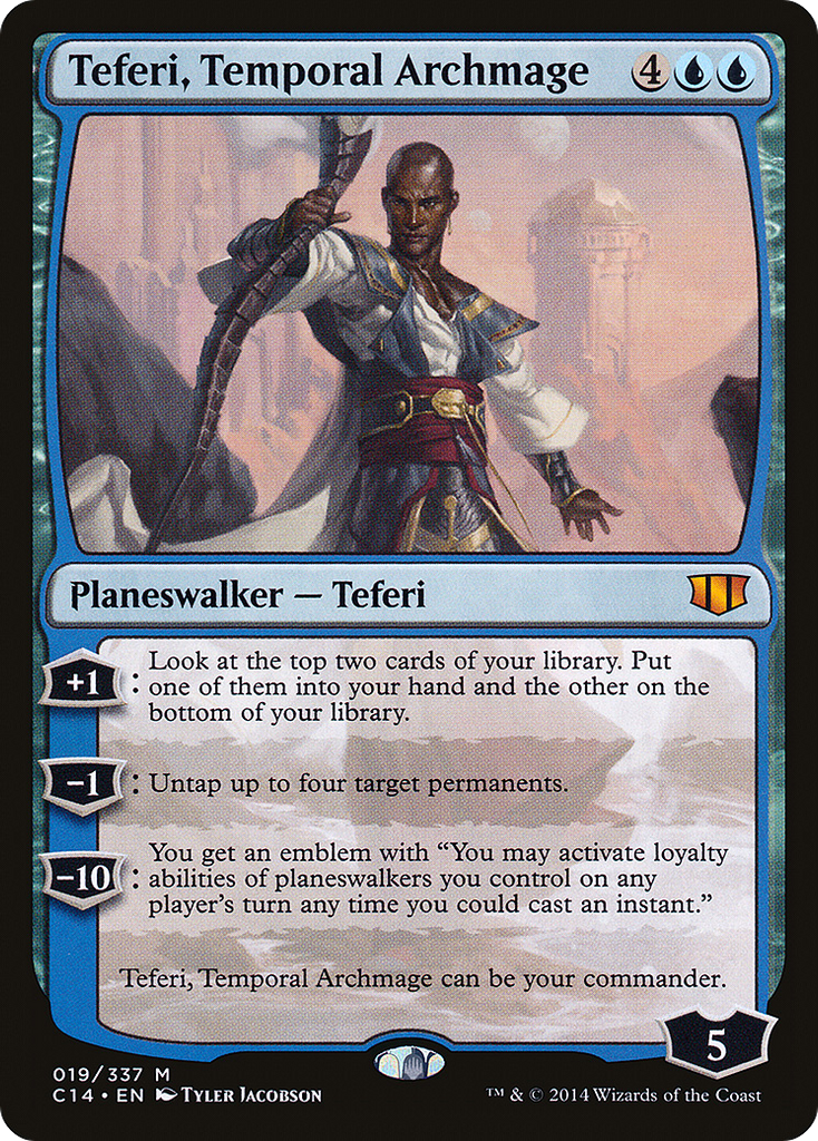 Magic: The Gathering - Teferi, Temporal Archmage - Commander 2014