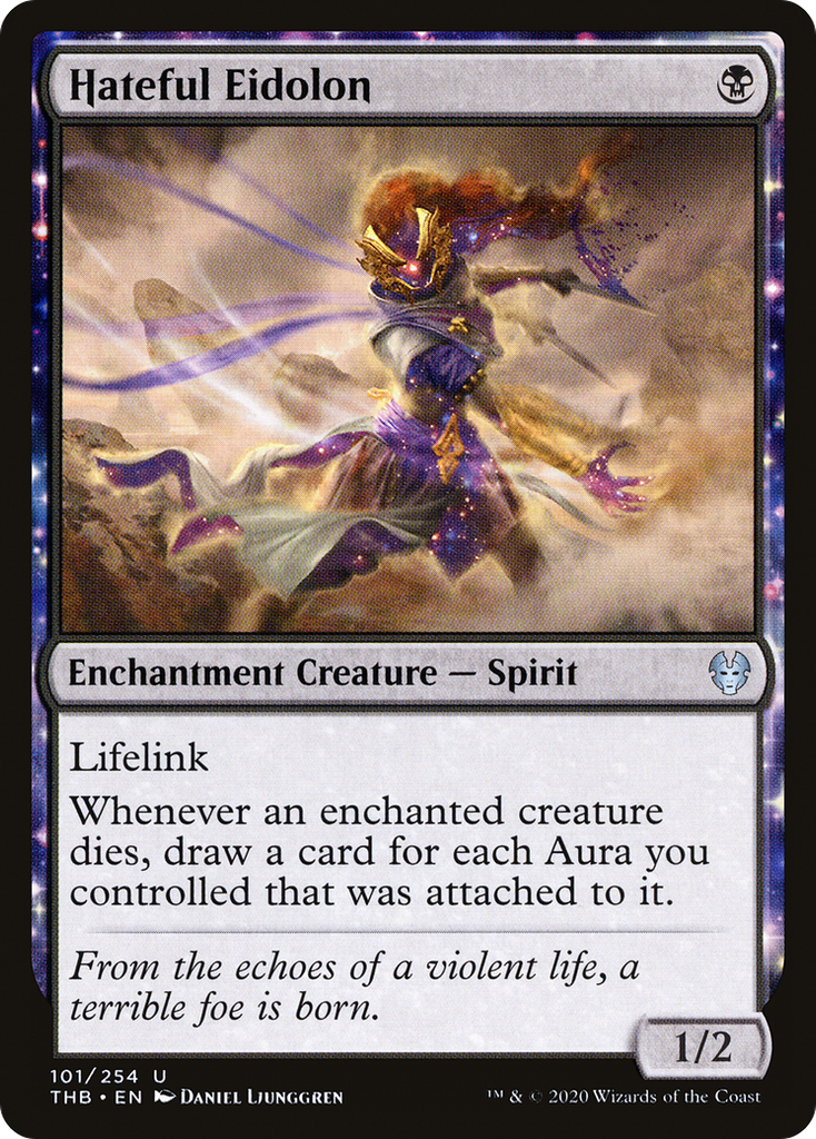 Magic: The Gathering - Hateful Eidolon Foil - Theros Beyond Death