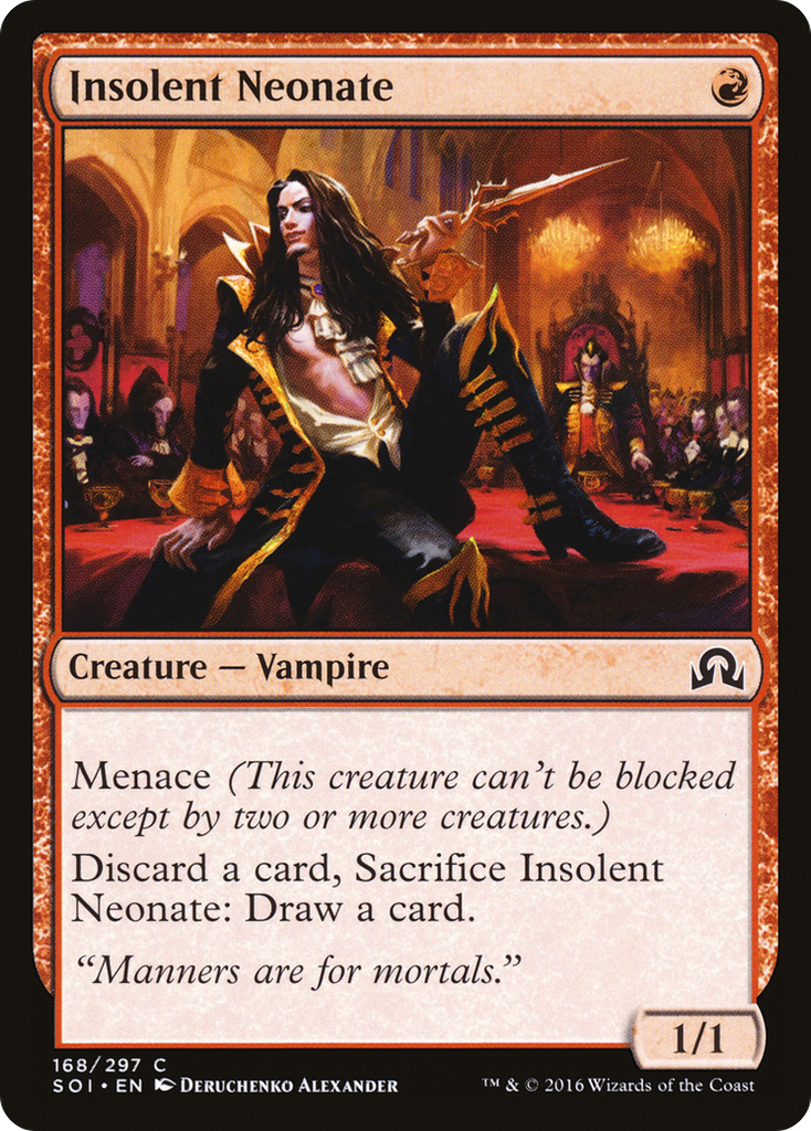 Magic: The Gathering - Insolent Neonate - Shadows over Innistrad