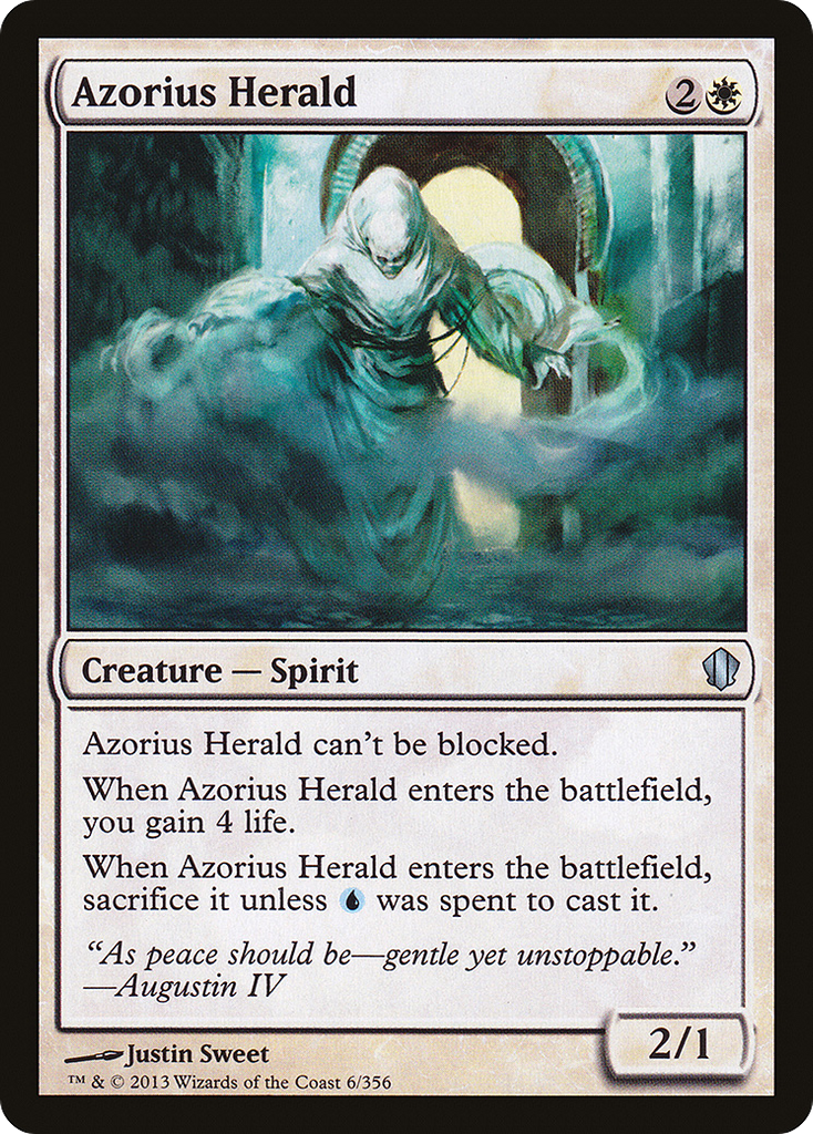 Magic: The Gathering - Azorius Herald - Commander 2013