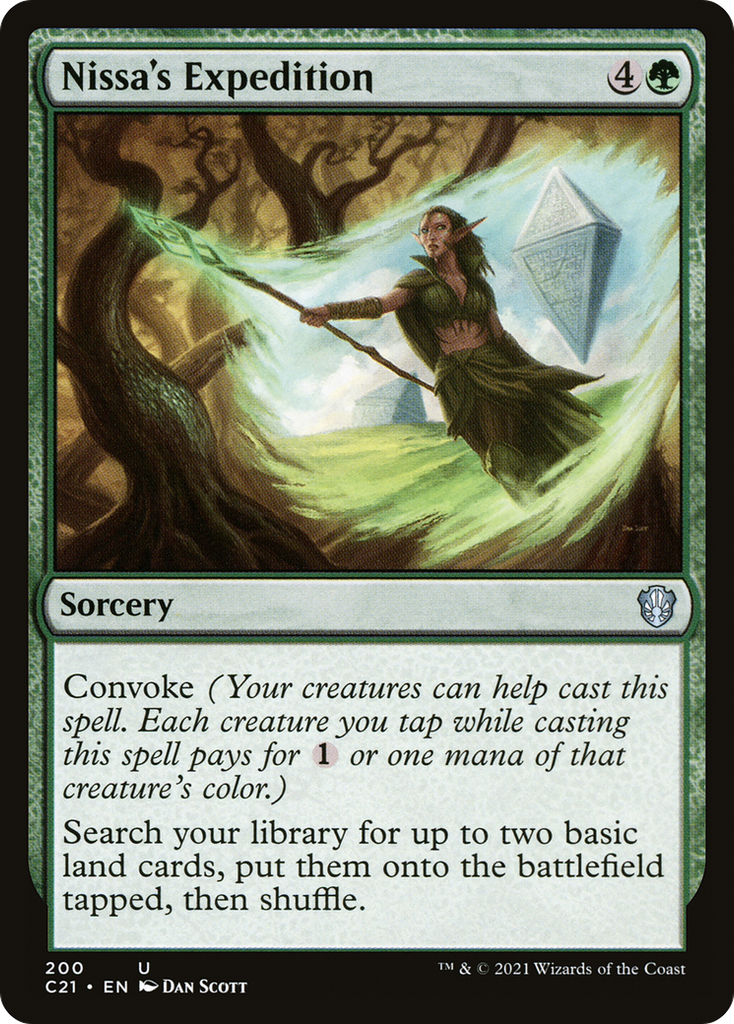 Magic: The Gathering - Nissa's Expedition - Commander 2021