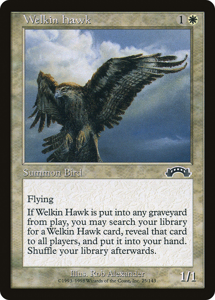 Magic: The Gathering - Welkin Hawk - Exodus