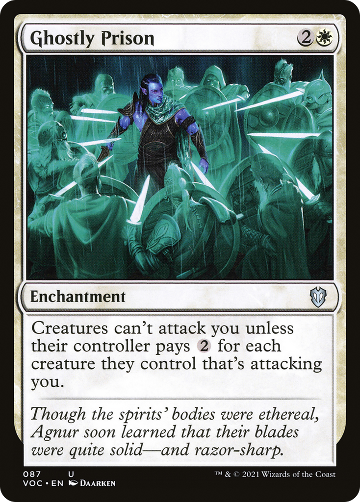 Magic: The Gathering - Ghostly Prison - Crimson Vow Commander