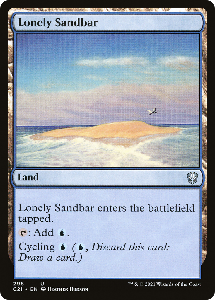 Magic: The Gathering - Lonely Sandbar - Commander 2021