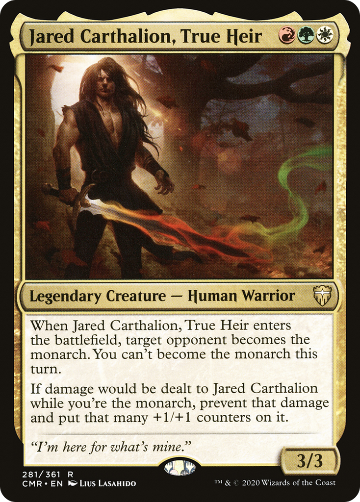 Magic: The Gathering - Jared Carthalion, True Heir - Commander Legends