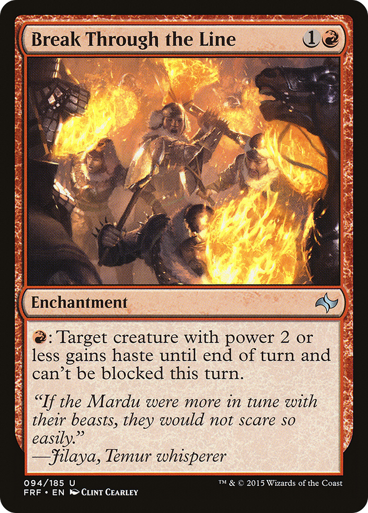 Magic: The Gathering - Break Through the Line - Fate Reforged