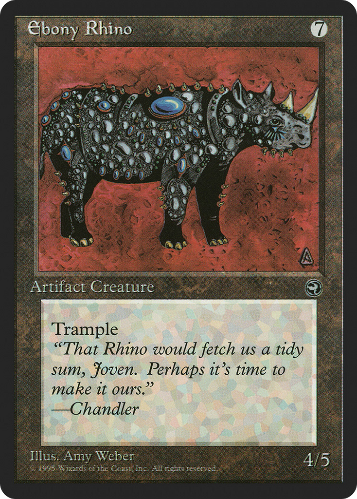 Magic: The Gathering - Ebony Rhino - Homelands