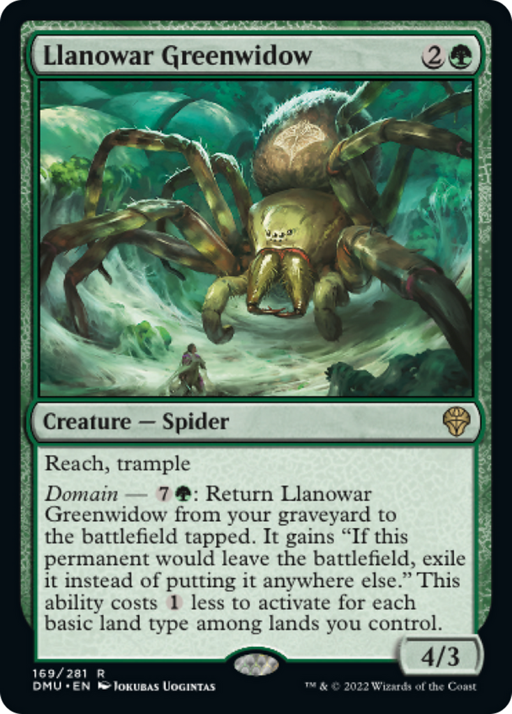 Magic: The Gathering - Llanowar Greenwidow - Dominaria United