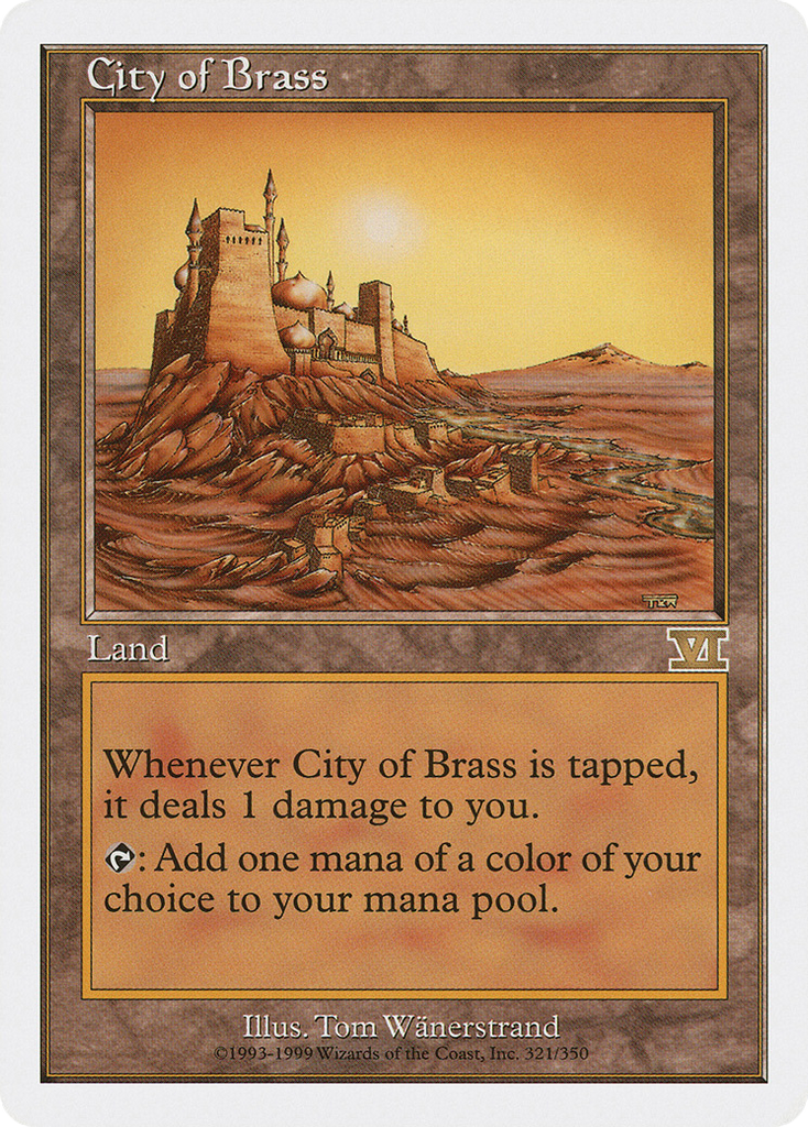Magic: The Gathering - City of Brass - Classic Sixth Edition