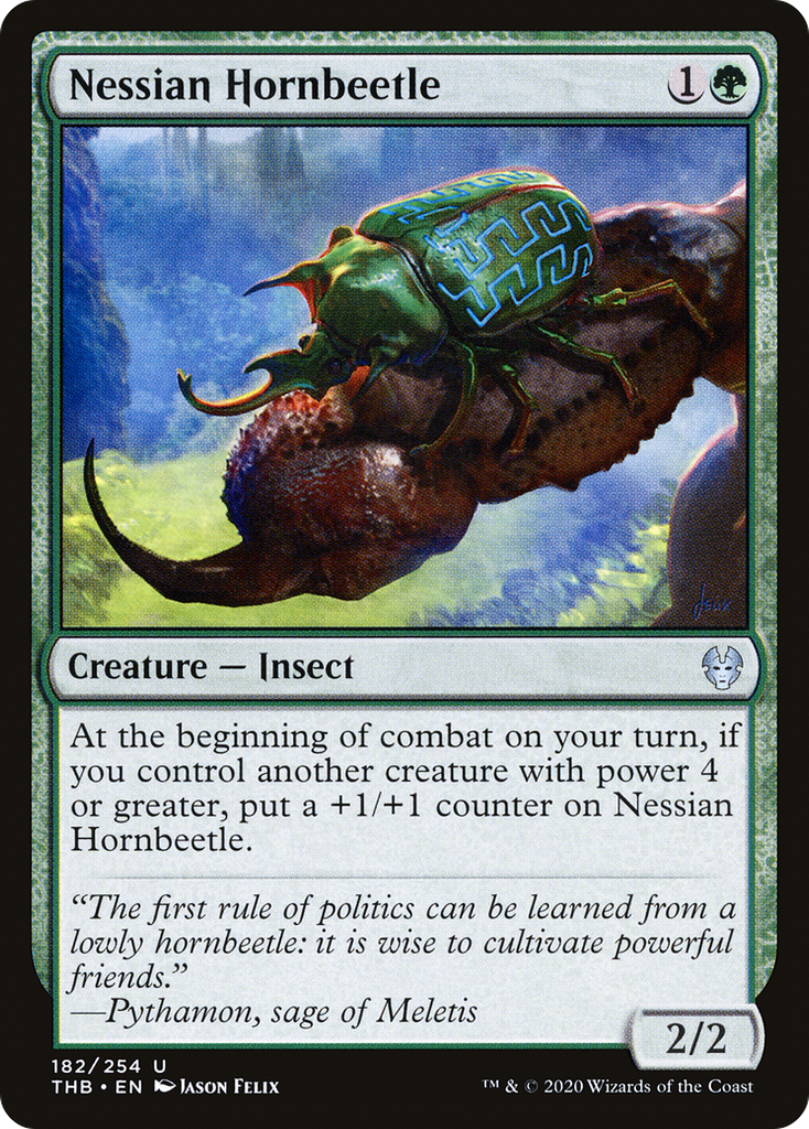 Magic: The Gathering - Nessian Hornbeetle - Theros Beyond Death