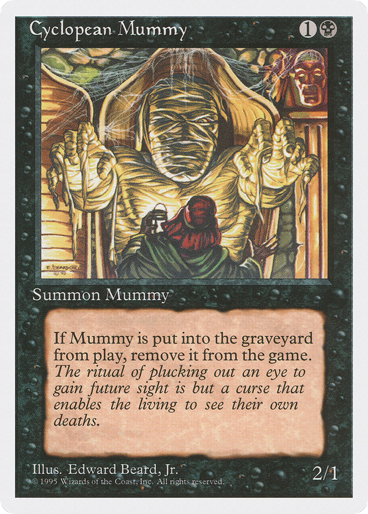 Magic: The Gathering - Cyclopean Mummy - Fourth Edition