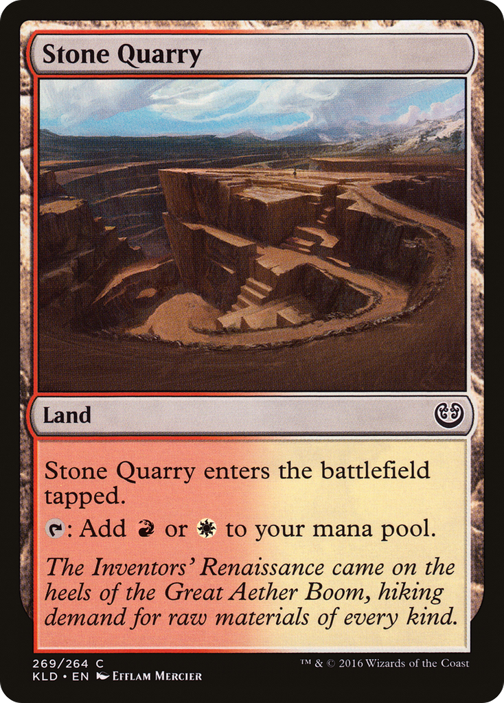 Magic: The Gathering - Stone Quarry - Kaladesh