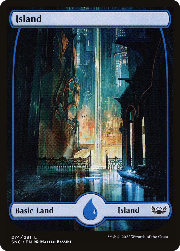 Magic: The Gathering - Island #274 Foil - Streets of New Capenna