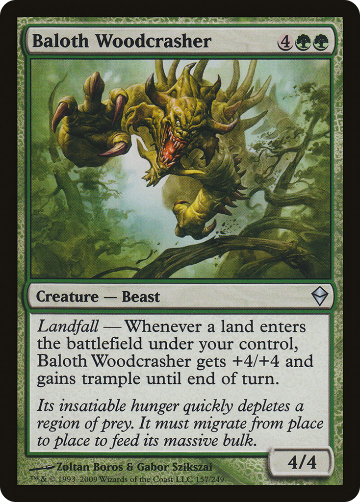 Magic: The Gathering - Baloth Woodcrasher - Zendikar