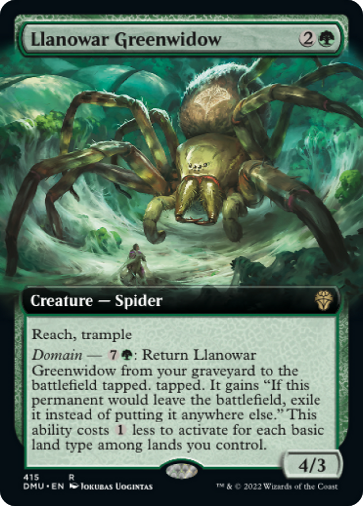 Magic: The Gathering - Llanowar Greenwidow - Dominaria United